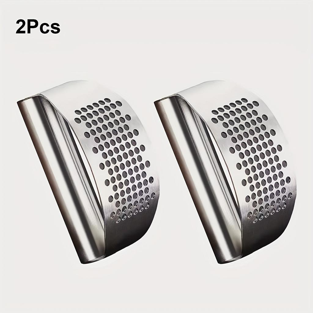 1/2pcs Garlic Press Stainless Steel Garlic Crusher Vegetable Cutter Kitchen Vegetable and Fruit Gadgets