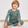 Kids' Pure Cotton Autumn Clothing Set: Warm Underwear, Base Layer Pajamas, and Knitwear for Boys and Girls