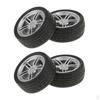 4pcs Simulation Rubber Wheel Tire Toy Model DIY RC Spare Parts
