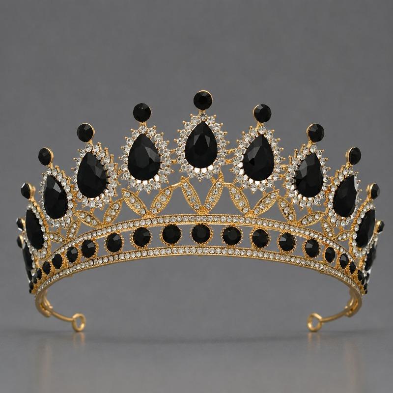 Corona Oscura Ballo di Halloween Corona di Strass Moda Foto Styling Copricapo