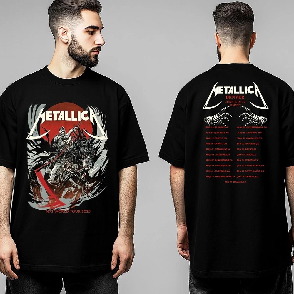 Metallica M72 Denver 2025 Tour  Empower Field Concert Tee S-4XL Unisex T-Shirt XXXL