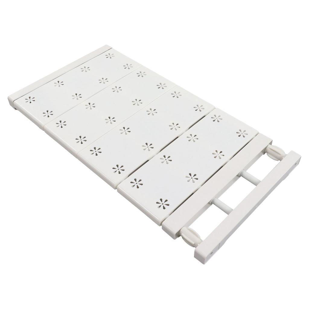 Wardrobe Partition Board Storage Extendable Rod Space Saving Layered Partition Board for Cabinet