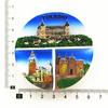 3D Resin Fridge Magnet Spain City Souvenir Barcelona Valencia Madrid Cordoba Granada Refrigerator Magnet Home Decor Gift