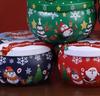 Christmas Tinplate Jars Coffee Tea Spice Candy Jewelry Storage Case Candle Making Containers Decorations Box Party Gift Jars