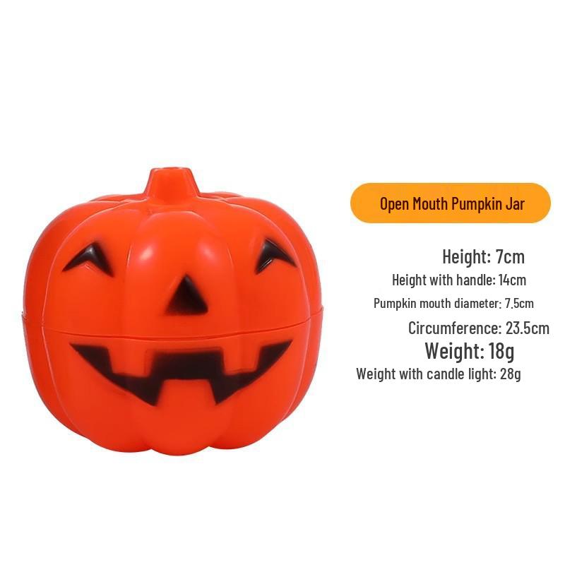 Halloween Decoration: Pumpkin Lantern, Bucket & Handheld Candy Jar for Kindergarten & Shopping Mall Scenes