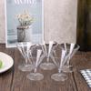 5Pcs 60Ml Disposable Cocktail Glass Plastic Champagne Flutes Cup Dessert Party Goblet Bar Drink Cup Mini Wine Glass Plastic