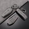 BYD Han EV TPU Leather Key Case for Seagull, Song Plus/Pro - Full Wrap Protective Shell with Buckle