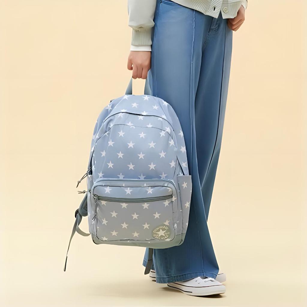 New Converse Polyester Backpack Regular Unisex Blue 10019901-A20