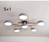 Nordic Macaron Ceiling Light - Modern Minimalist, Solid Wood Fixture for Living Room, Hall, Bedroom, or Restaurant.
