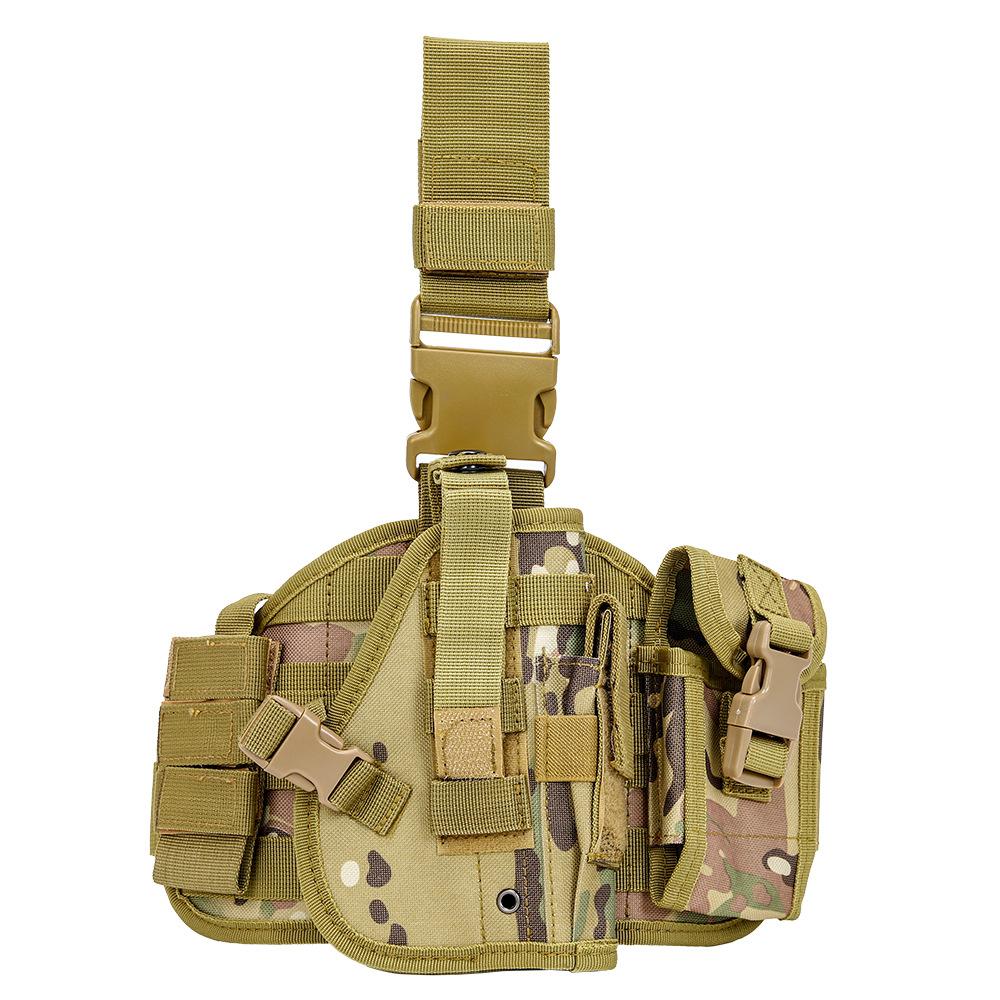 HOT!Universal Tactical Gun Holster Thigh Pistol Bag Pouch Leg Harness Outdoor Adjustable Detachable MOLLE Hunting Leg Holster CS