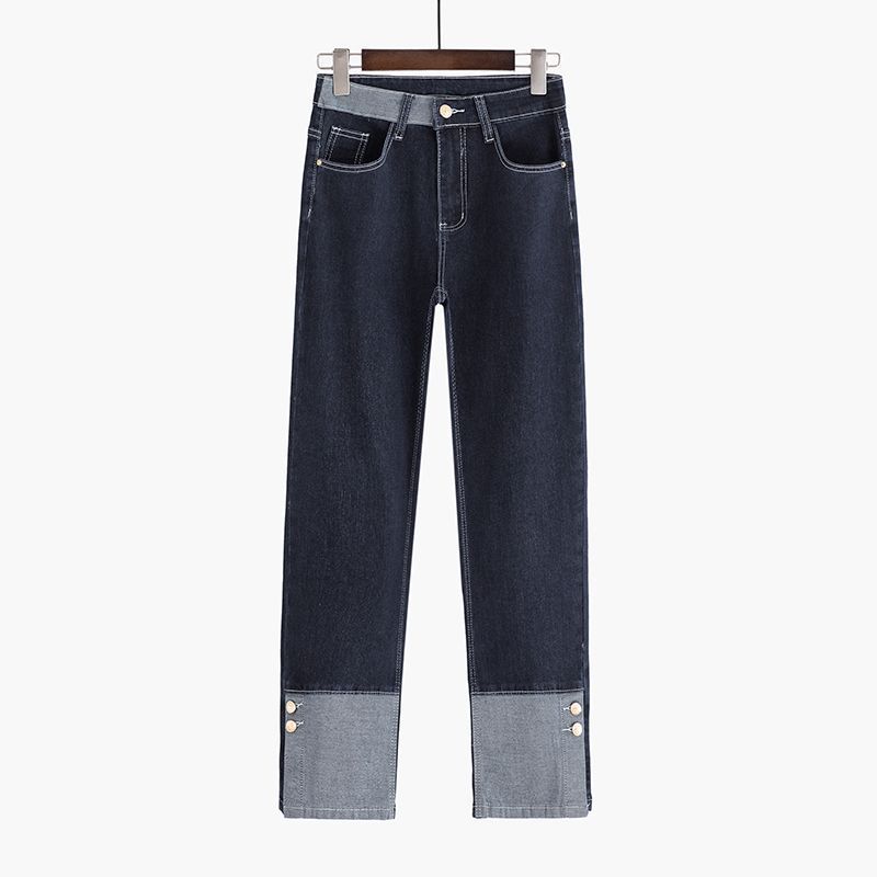 Women's Spring and Fall Big Yards Thin Long-sleeved Shirt + Casual Nine-minute Pants Two-piece Ageing Commuter Suit