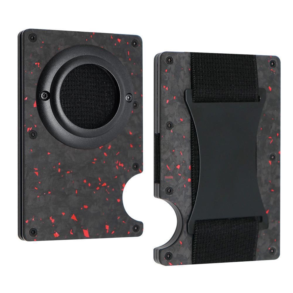 Forged Carbon Fiber RFID Blocking Metal Card Holder