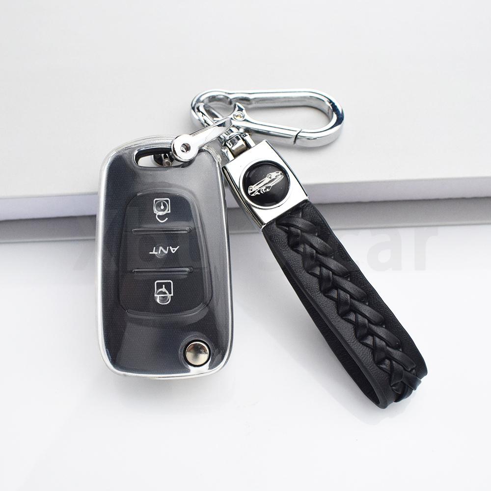 TPU Car Shell Fob Protector For Hyundai I20 I30 Elantra Azera Veracruz Veloster Kia Rio K7 K5 Sportage Sorento Key Case Cover
