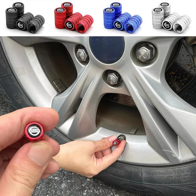 For Ford MB01New Car Valve Cap Decorative Dustproof Tire Valve Stem Caps For Toyota RAV4 Corolla Camry Frontier Supra C-HR Hilux Tacoma Prado