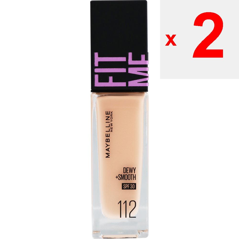 MAYBELLINE NEW YORK Maybelline Fit Me Liquid Foundation D N112 Pleťový make-up Po ošetření pleti pleťovým mlékem a primerem vezměte vhodnou amo