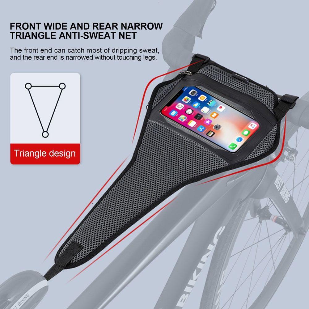 

Net Bike Trainers Mobile Phone Bag Sweat-proof Training Tape Bike Sweatbands Bicycle Sweat Net