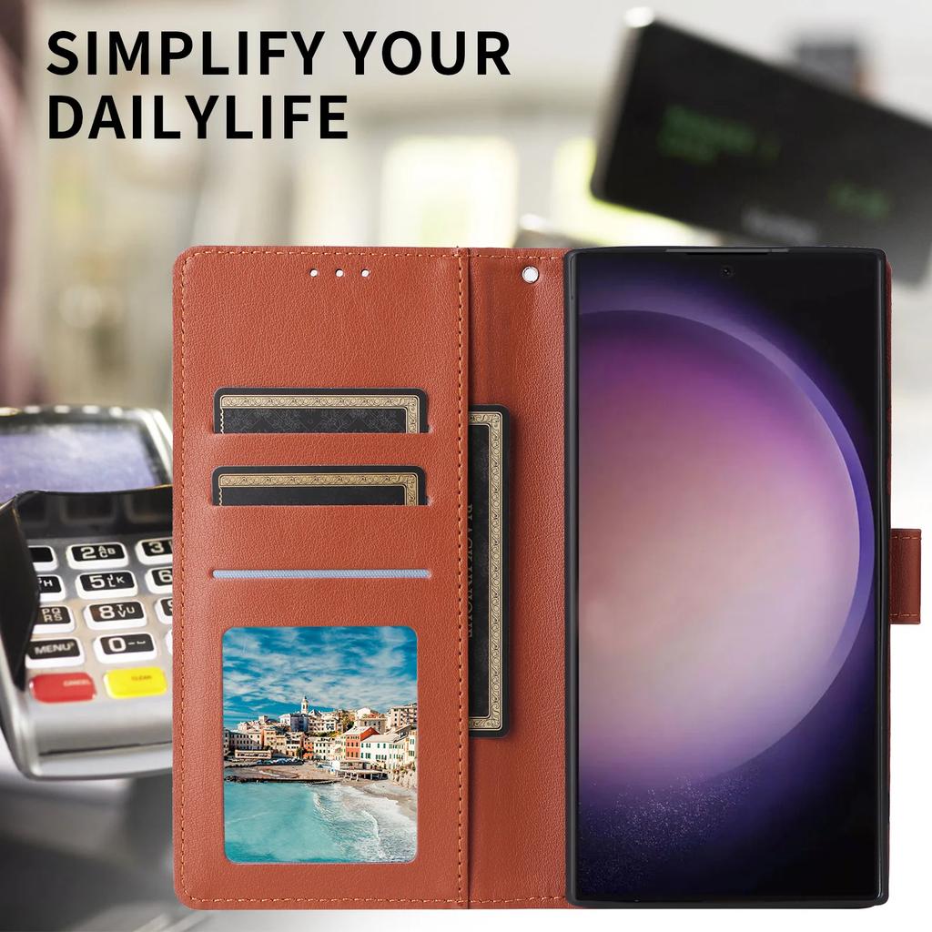 Case for Samsung Galaxy S23 S24 S25 Ultra Plus Edge A06 A16 A26 A36 A56 A05S A15 A25 A35 A55 5G Coque Flip Leather Wallet Funda