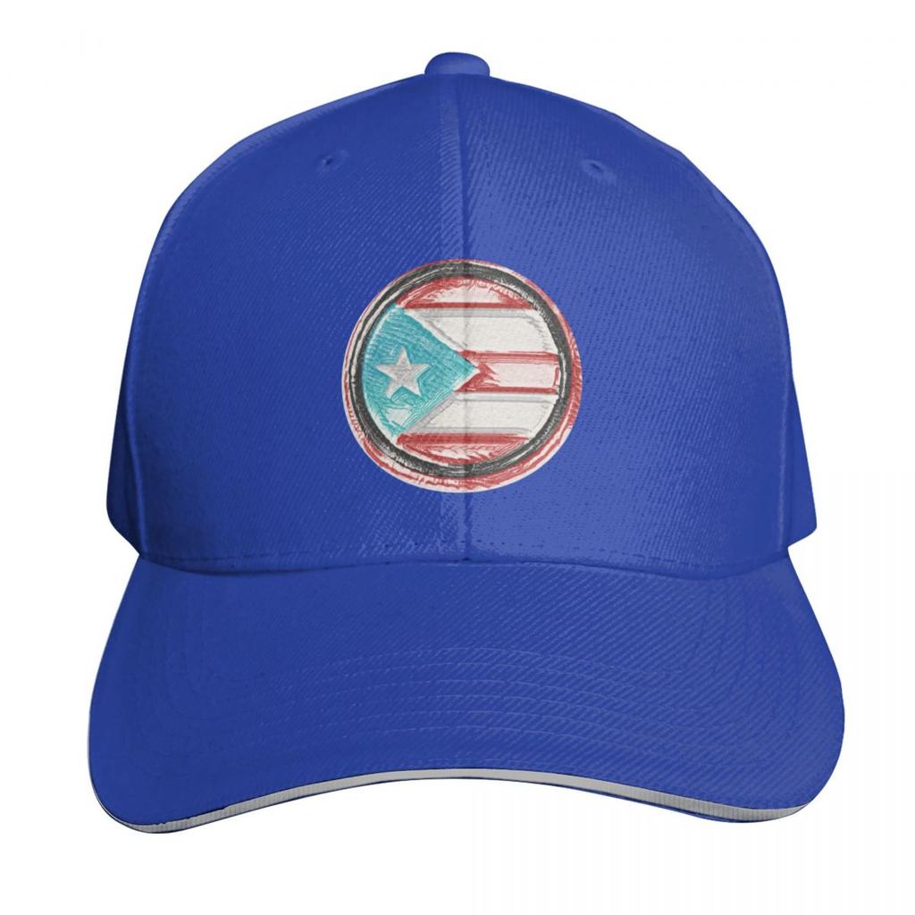 Puerto Rico Flag Baseball Cap Visor Trucker Hat Mountaineering Icon Women Unisexs