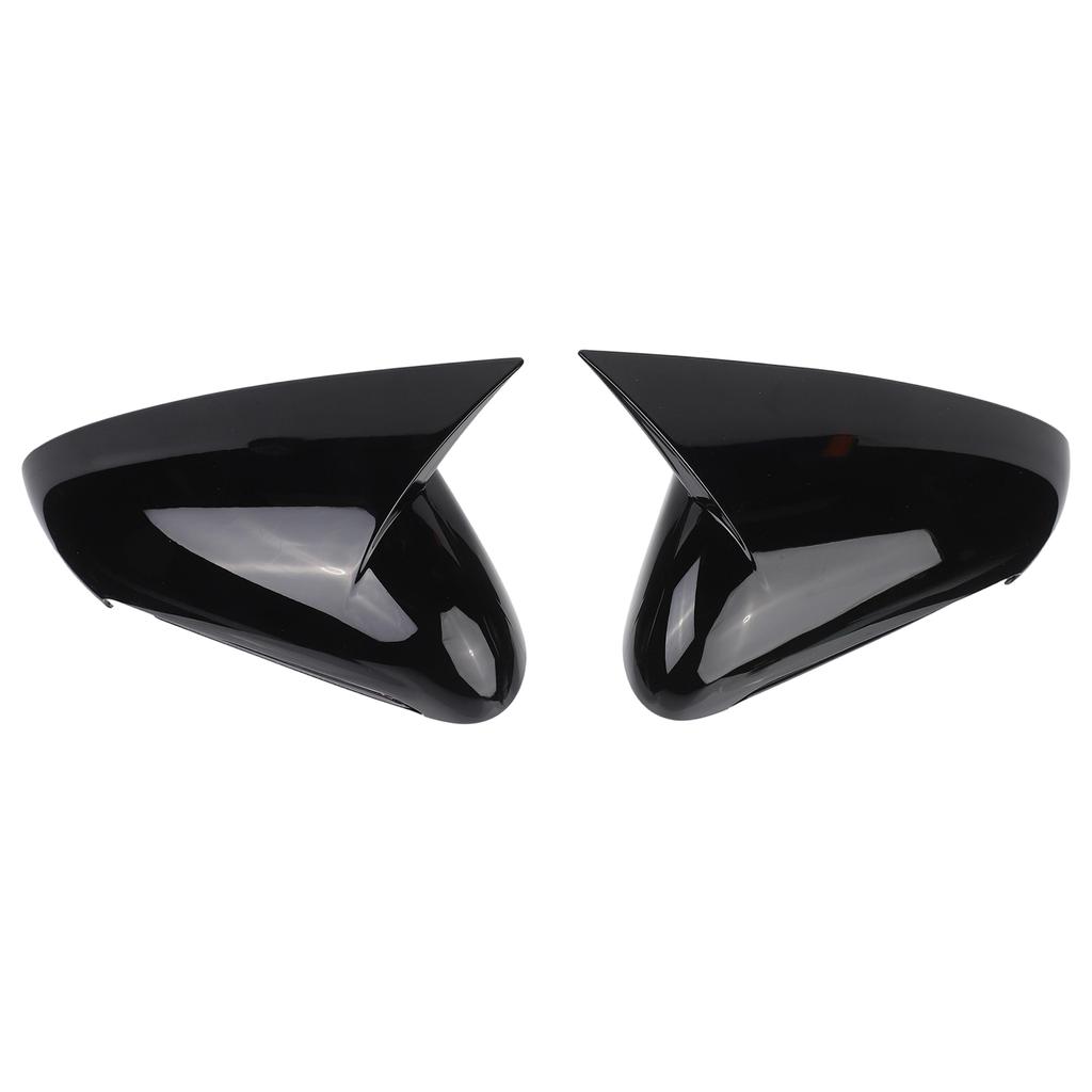 Car Rearview Mirror Cover Side Glass Mirror Trim Carbon Look