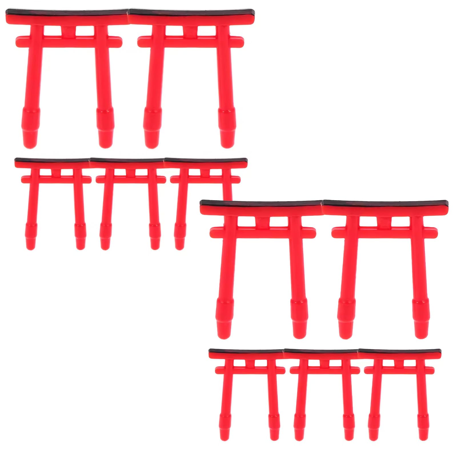

nijimomo Miniature Torii Gate Diorama Set 8 Shrine Model Aquarium (10 pieces, pieces) - Kits, Crafts, Japanese-Style (10, 1.5x1.3)
