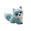 Fuchs Modell Spielzeug Mini Niedlich Simulation Tierfigur Solides Modell Desktop Ornament Kunstfell Falsches Fuchsmodell Figur Ornamente Geburtstagsgeschenk