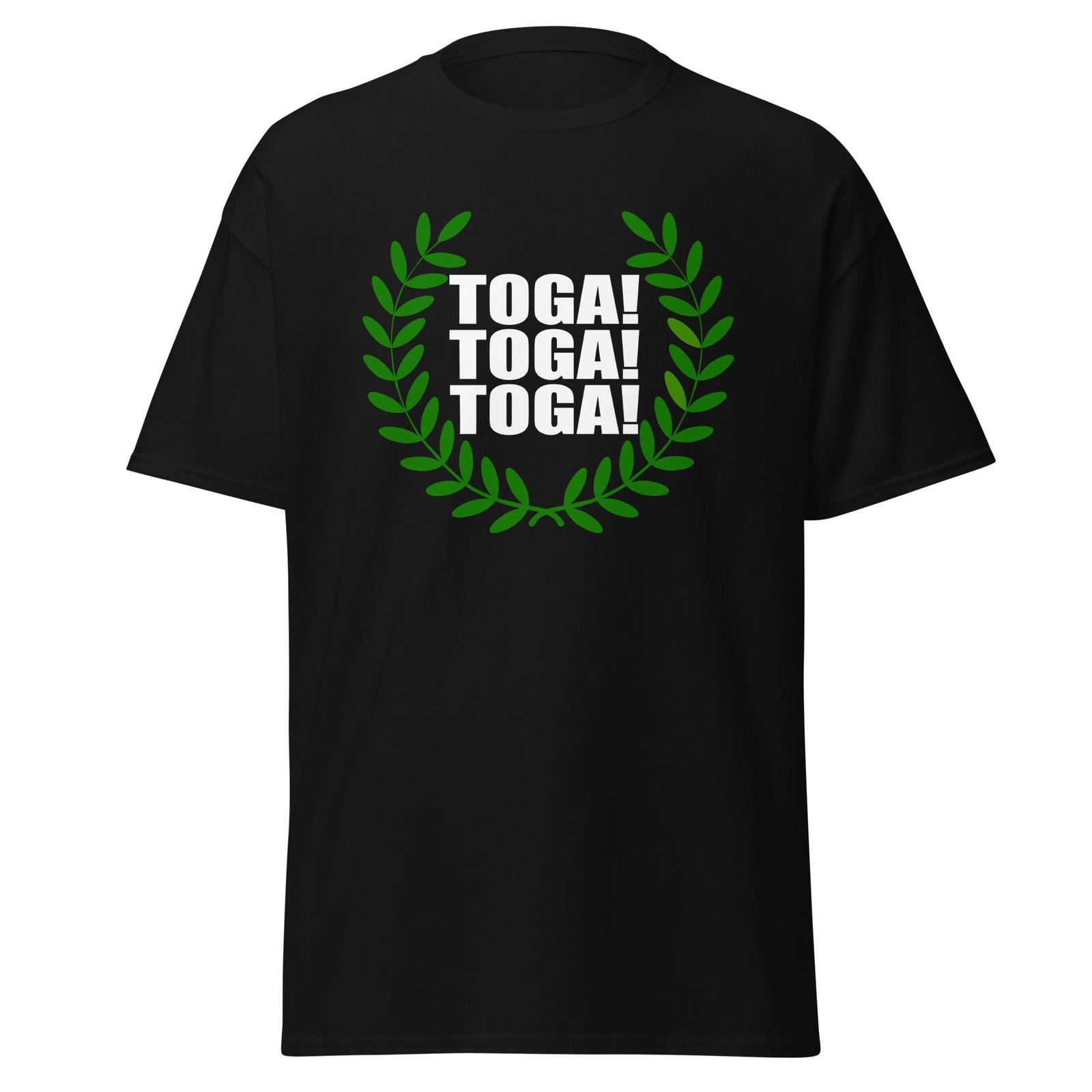 Toga! Toga! Toga! Funny College Animal House Movie Quote Shirt, Unisex M