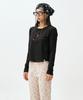 Soleubi Ribbon Lace Tee / Black