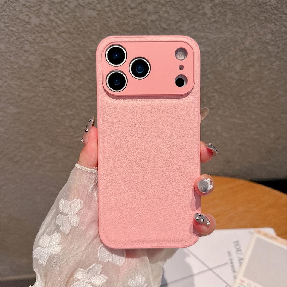 Leather Phone Case For iPhone 17 Air 13 11 12 16 17 Pro Max 16E 16 15 14 Plus 17Pro 17Air Shockproof Protector Cover