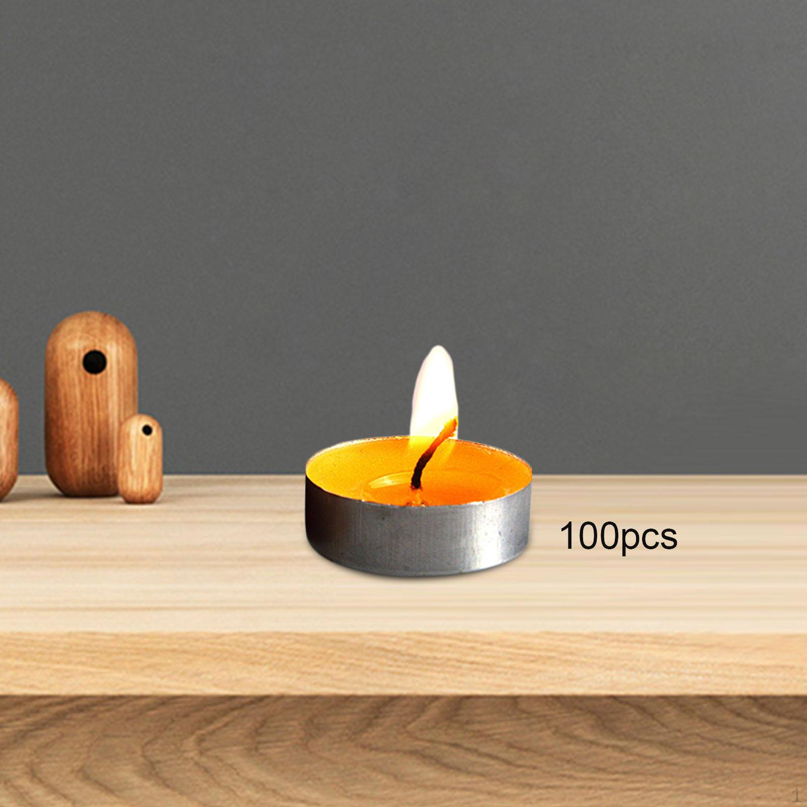 

Свечи 100 чайных романтических мини-гхи с топленым маслом для домашних свадебных помолвок