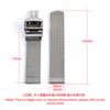 Waterproof Sweatproof Non-rusting Solid Steel Watch Strap for IWC Portofino Series 356501 391033 Woven Mesh Style Strap 20 22mm