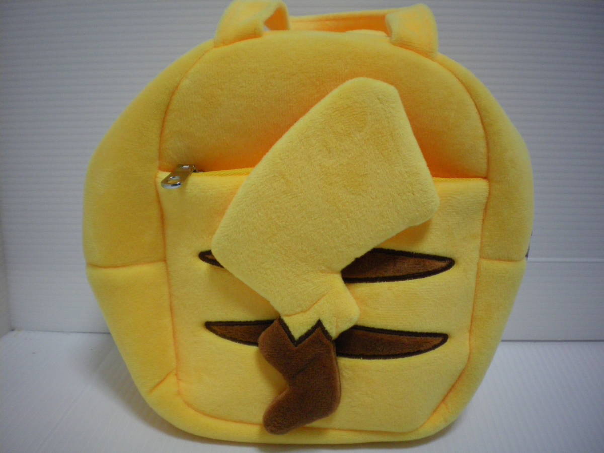 [USED]Pokemon Monster Pikachu Plush Tote Bag (No Tag)