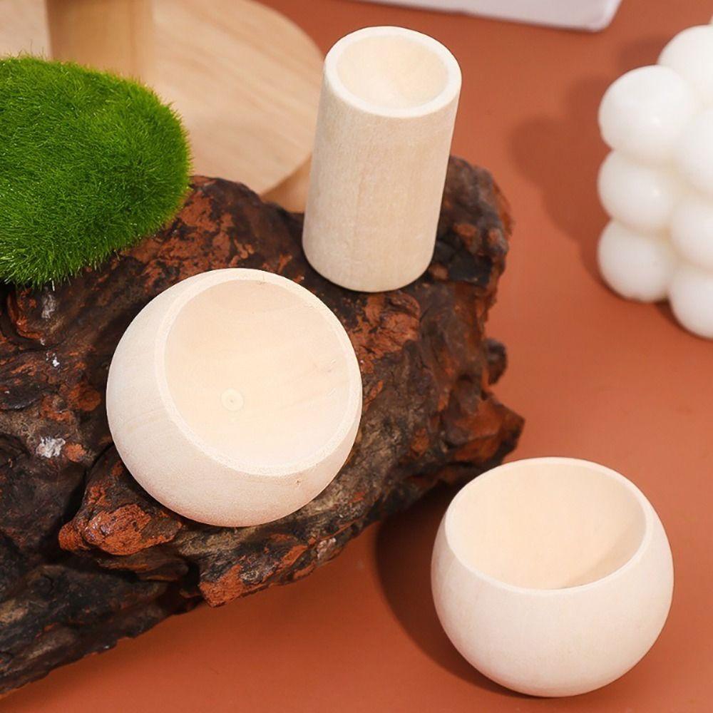 4 Pièces Diffuseur d'Huiles Essentielles en Bois Rafraîchissant Sommeil Lentement Volatil Inhalateur d'Aromathérapie Floral Longue Durée