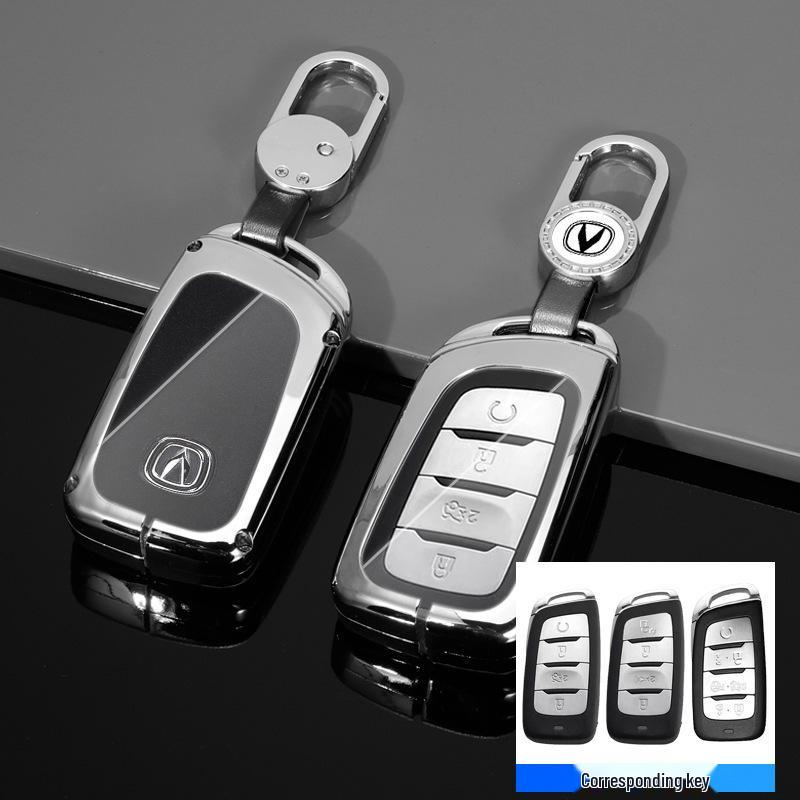 Changan CS85 Coupe Key Case for Older Models: CS35 Plus & CS95 - Unisex Full-Cover Shell with Buckle