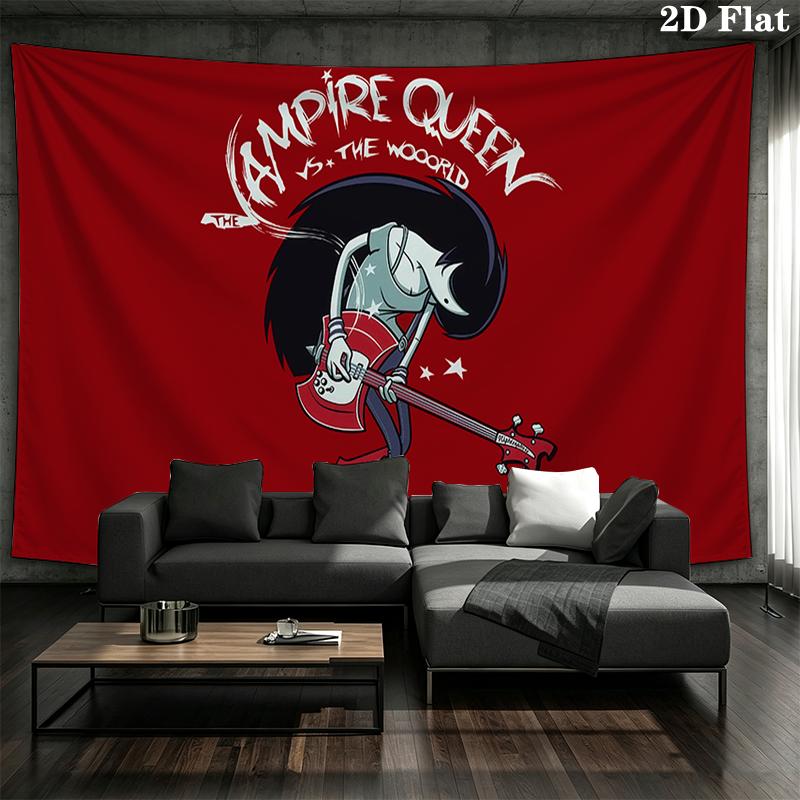 Marceline Wall tapestry, aesthetic printed fabric blanket, suitable for bedroom, living room, and home decor.