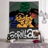 VIKAMA Vintage HighQuality Anime Decorative Tapestry Tarot Hippie Wall Hanging Dorm Room Living Room Bedroom Wall Art Tapestry