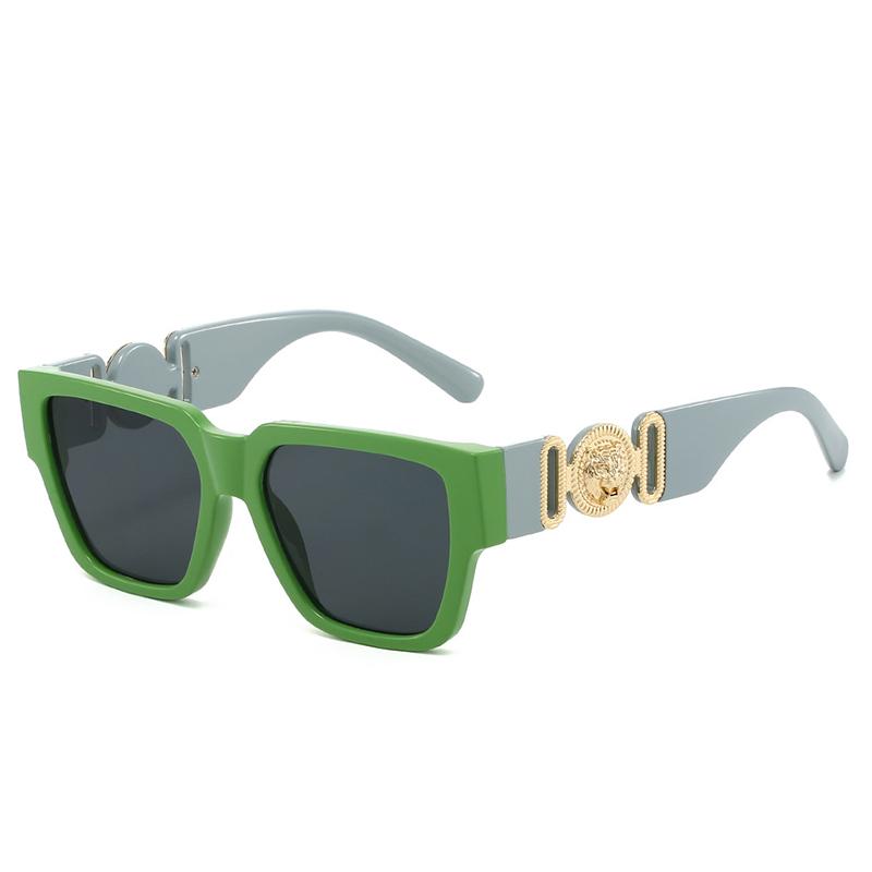 New Luxury Fashion Brand Designer Sunglasses Women Men Vintage Square Leopard Shades Glasses Outdoor Travel Top Sunglasses