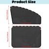 4pcs Magnetic Front Rear Window Curtain Summer UV Protection Universal Foldable Window Sunshades with Small Hole Auto Accessory