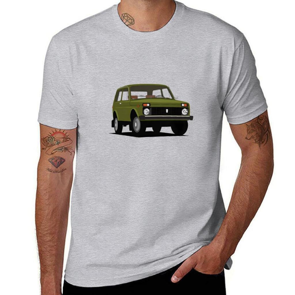 Lada Niva T TShirt Shirts Graphic Tees Heavyweights Quick Drying Cute Clothes Funny T Shirts for Unisex