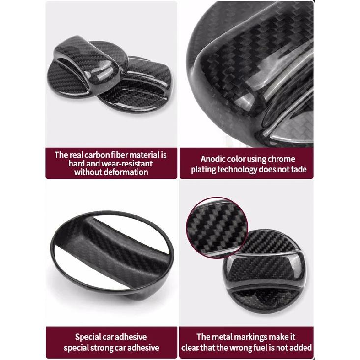 Carbon-Faser-Tankdeckelverkleidung für Mercedes Benz ABCER Klasse GLS GLA GLK GLC CLA AMG W204 W205 W212 W463 W176 Zubehör