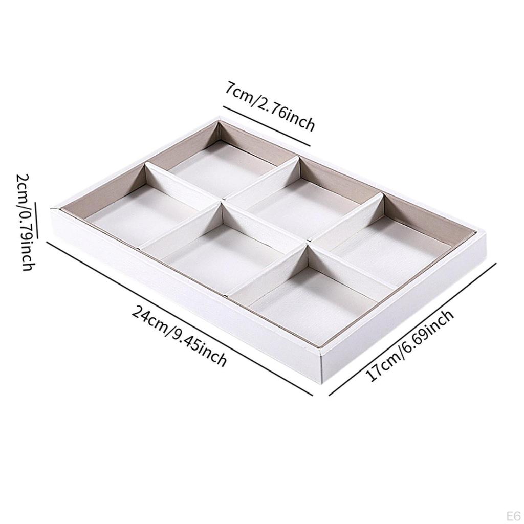 Bracelet Holder, Jewelry Display Tray, Stackable Organizer for Home Use