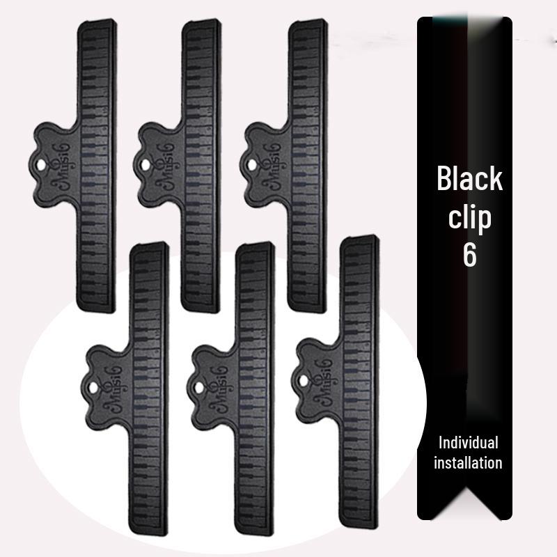 Piano & Guitar Sheet Music Holder with Clips for Songs & Sheets