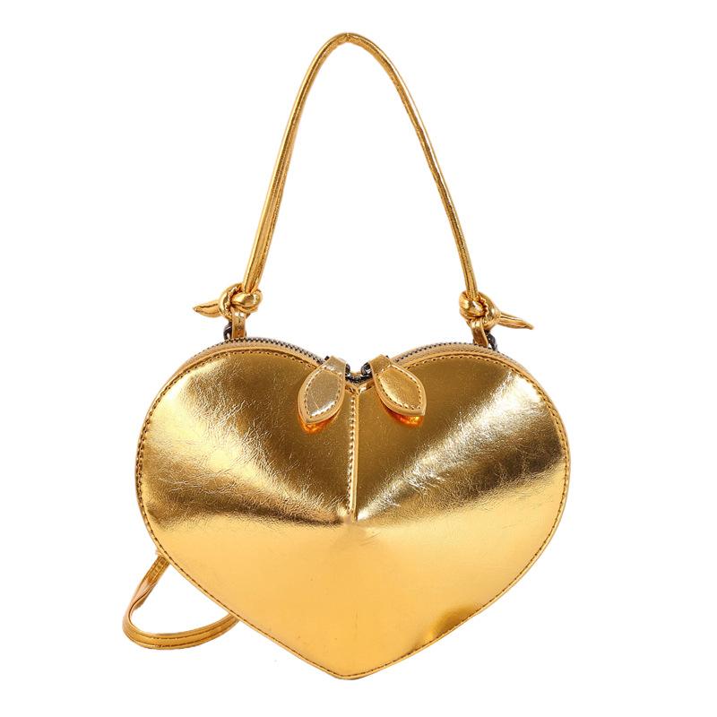 Personalized Love Small Bag 2025 New Mori Soft Girl Fashion Bright Face Foreign Style Versatile Single Shoulder Messenger Love Bag