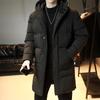 Top Quality New Brand Hooded Casual Fashion Long Thicken Outwear Parkas Jacket Men Winter Windbreaker Coat Men Clothing Oversize