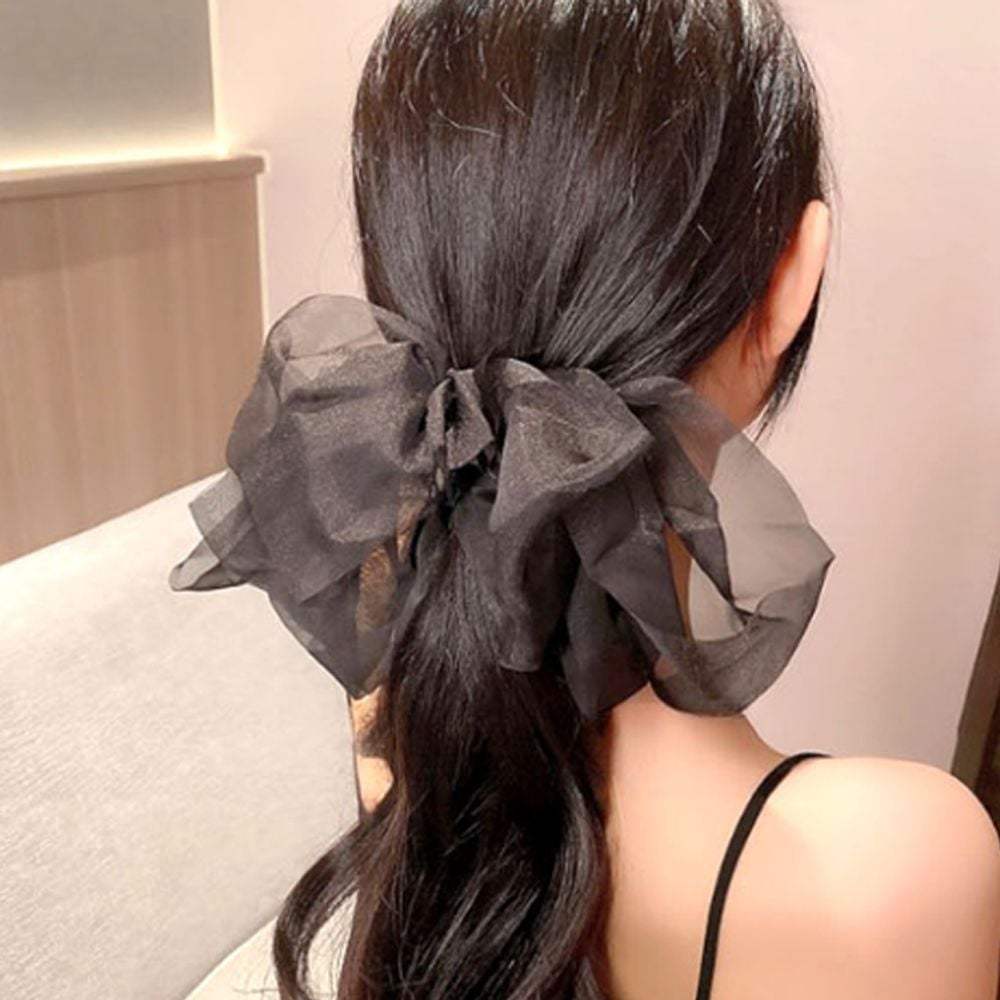 

Нежная, большая заколка-бант, аксессуар для волос для женщин white