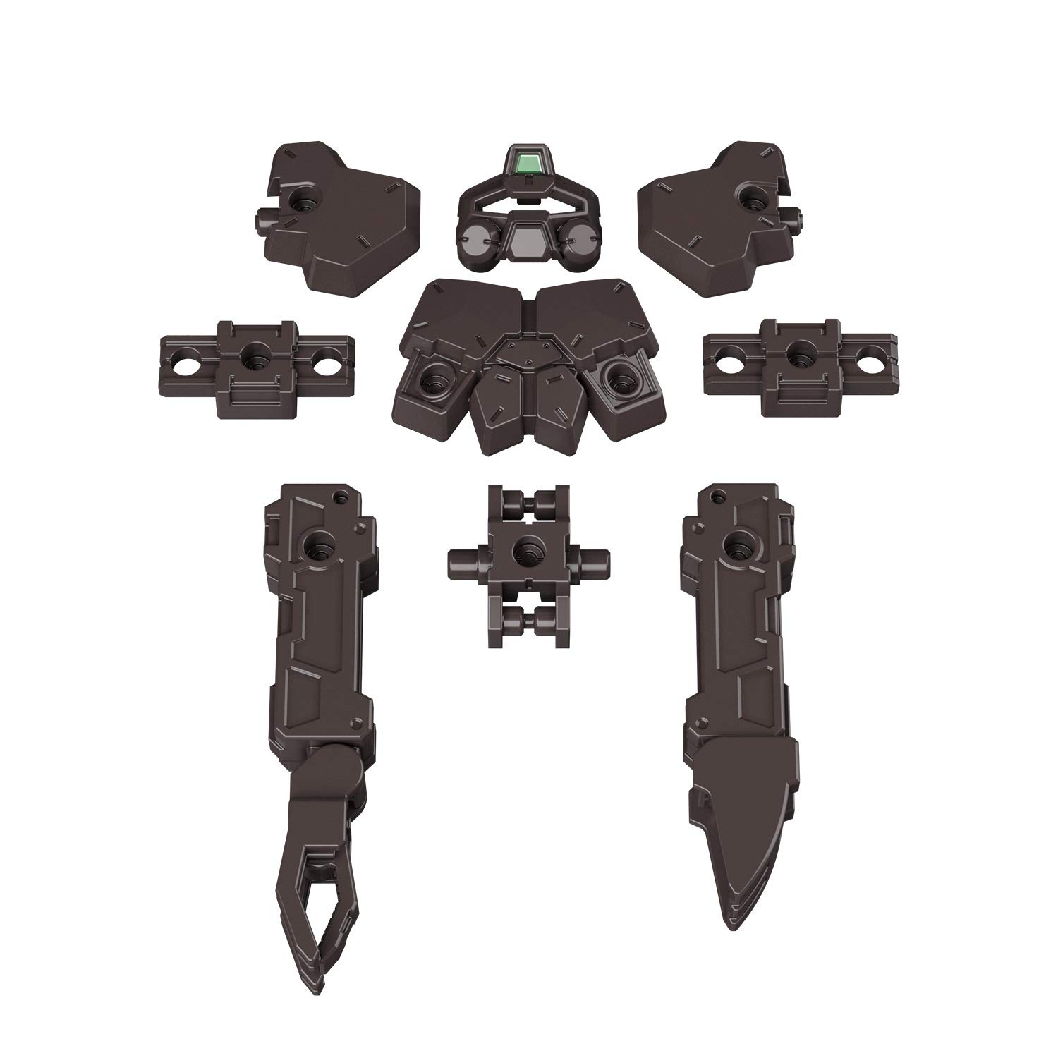 

30MM Optional armor for base attack scale plastic model [for Rabiot/Dark brown] 1/144 color-coded
