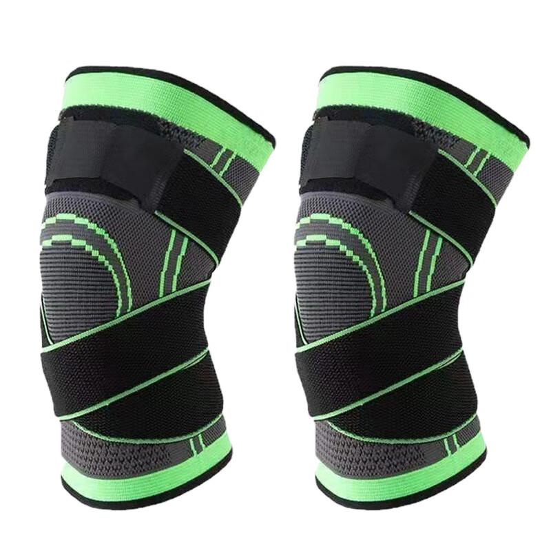Thin Outdoor Sports Compression Knee Brace with Strap