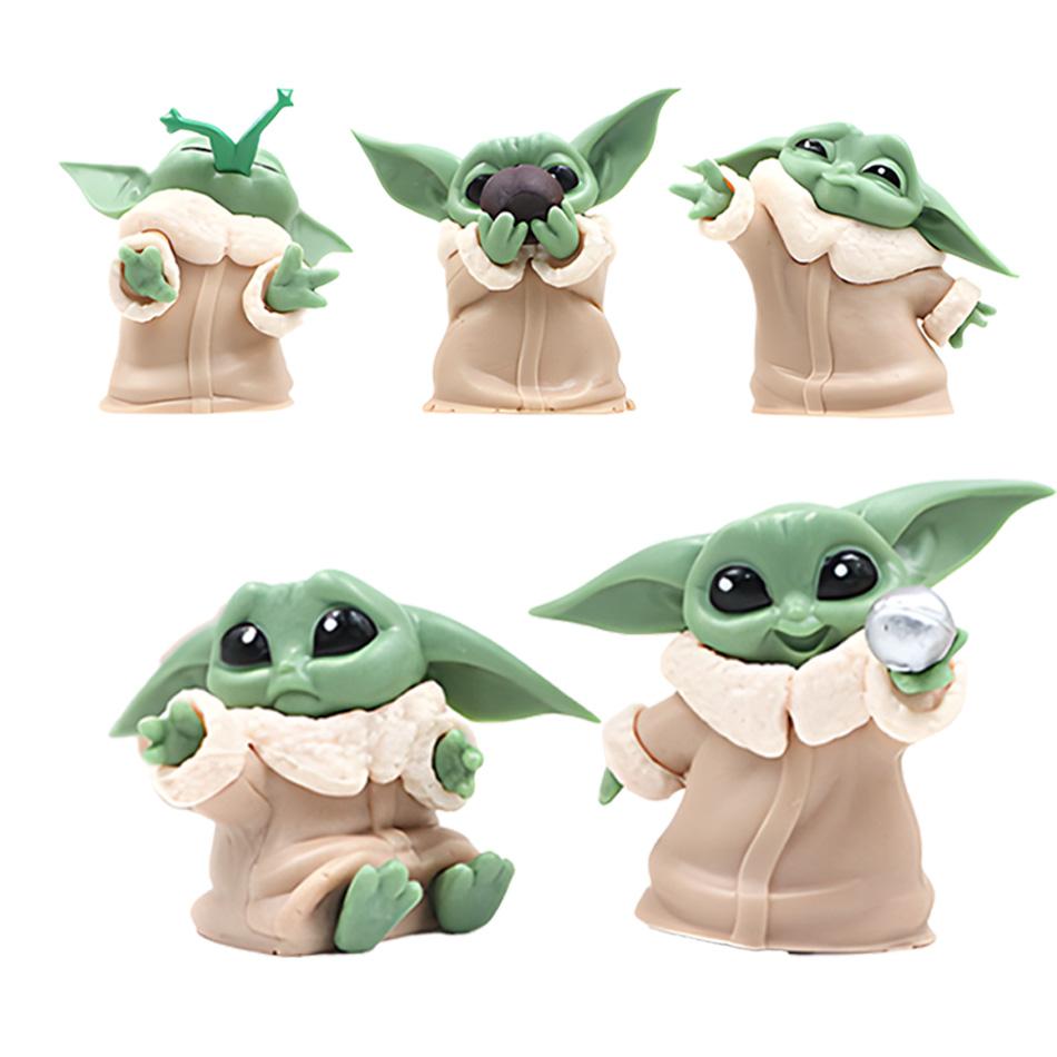 

6 шт. Toy Master Малыш Йода Дарт ПВХ фигурка коллекция фигурок Аниме кукла Мини игрушка модель для ре