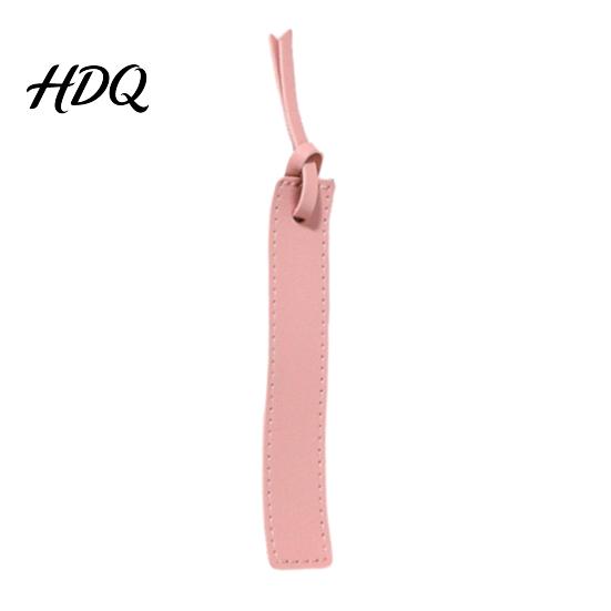 Book Accessories Faux Leather Bookmark Classic Stitched Bookmark with Rope Ultra-Thin Stationery