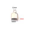 20pcs CCB Crimp End Caps Leather Cord End Tip Clasps Connectors for Jewelry Making DIY Bracelets Necklace Keychain Accessories