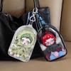 For 17cm Labubu V2 V3 15cm Cotton Doll Skull Panda Outfit Crossbody Pain Bag PVC Storage Bag Display Bag